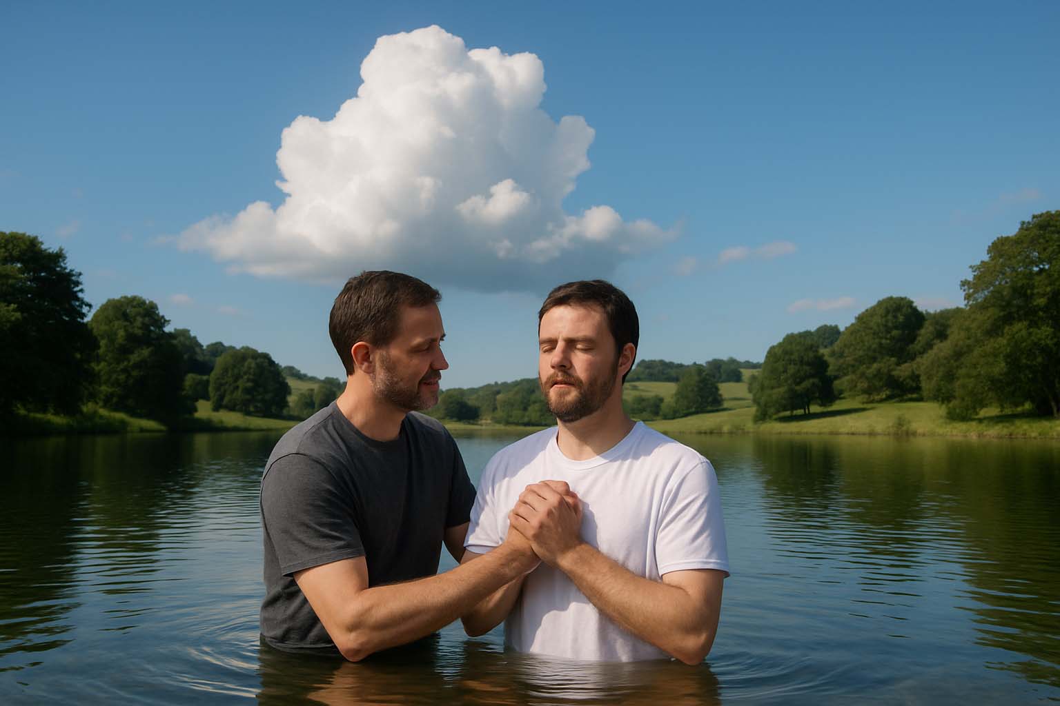 A water baptism